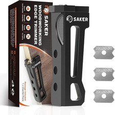 Saker Woodworking Edge Trimmer - Professional Wood Veneer Banding... 