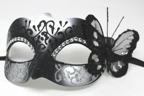 Black silver venetian - silver,