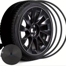8M Black Wheel Hub Rim Edge