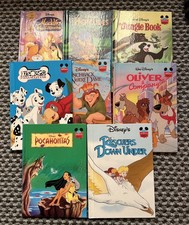 Disney's Wonderful World Of Reading - Bundle Of  8 Disney Hardback Books Grolier