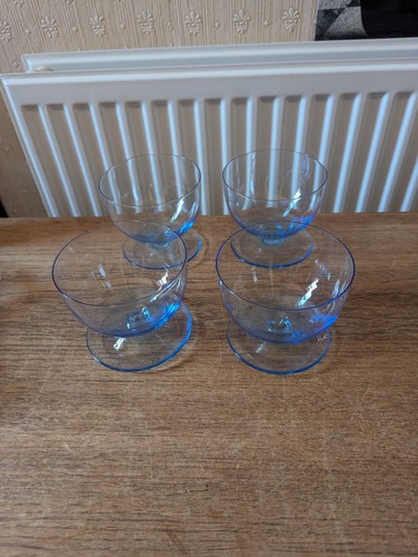 Bohemian blue crystal dessert - blue,