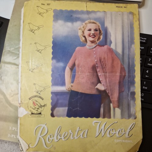 Robin 307 knitting pattern - robin,