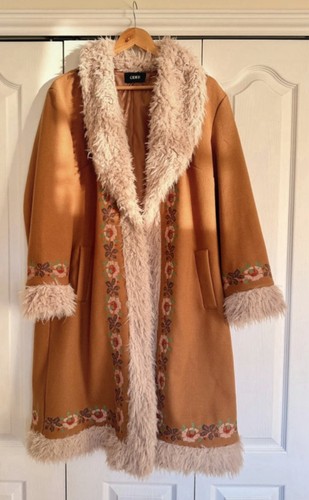 Afghan coat with - coat, boho