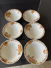 Grindley 'CreamPetal' China Bowls - Set of 6