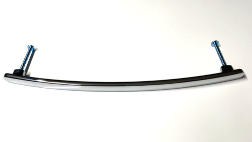 Chrome handle curved coachman - handle,