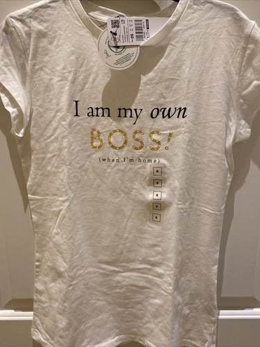 Own boss slogan white - i,