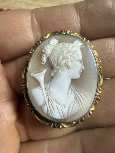 Antique georgian carved shell - carved,