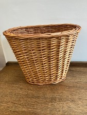 Oval Woven Wicker Waste Paper