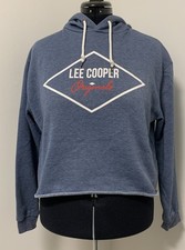 Lee Cooper Woman’s Short Crop Hooded Sweatshirt Hoodie Size 14 UK