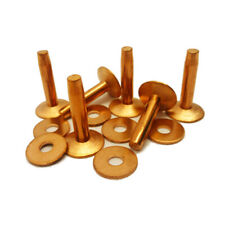 CS Osborne Solid Copper Rivets 8 - 13mm Head (Bulk Pack -  1lb Box)
