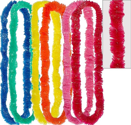Hula garland poly leis - 12,