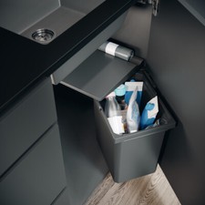 Swing out waste bin - swing, single