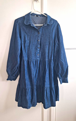 Papaya blue denim - shirt, dress