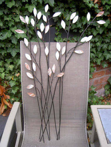 Contemporary metal wall art - wall,
