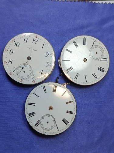Waltham pocket watch movement - waltham,