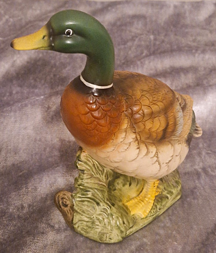 Vintage porcelain mallard - vintage,