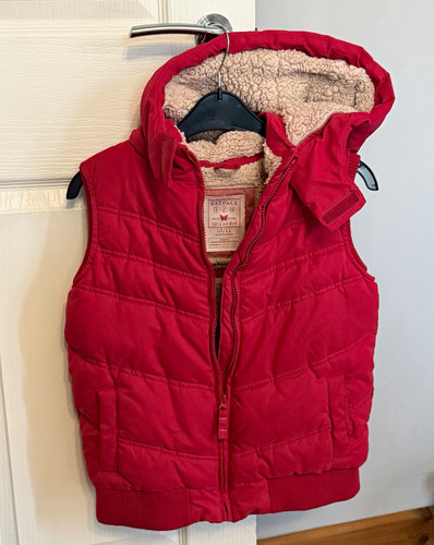Fatface girls pink sherpa - girls,