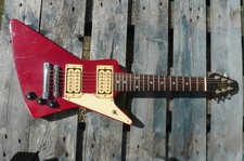 D' MINI EXPLORER GUITAR BY PHASED SYSTEMS RARE VINTAGE FRANK ZAPPA