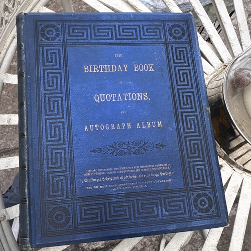 1878 victorian autograph album - victorian,