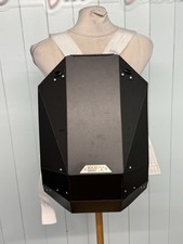 Solid Gray Hard Shell Motorcycle Travelling Backpack Black With Wall Rack