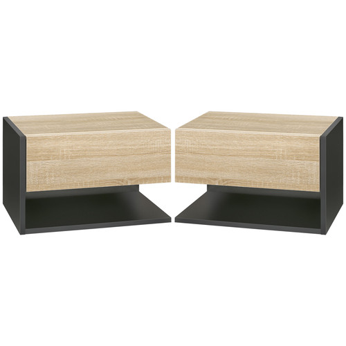 Floating bedside tables set - bedside,