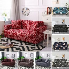 Stretch Couch Covers 1/2/3/4 Seater Sofa Slip cover Cushion Cover Fit Removable