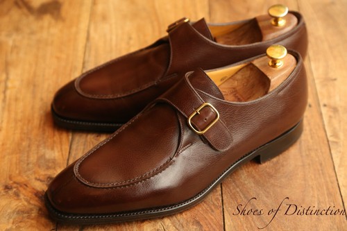 John lobb brown leather brass - leather,