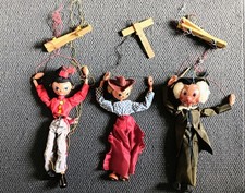 3x VINTAGE PELHAM PUPPETS