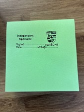 Porsche Service Stamp 911