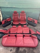 2013 BMW X1 E84 M SPORT RED LEATHER ELECTRIC SEATS INTERIOR DOORCARDS COMPLETE