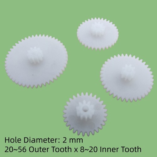 Teeth plastic gears - plastic,