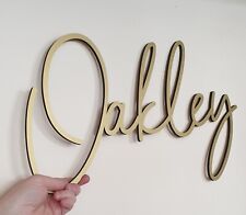 Personalised Wooden Name Large
