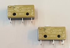 2 x BURGESS XCG3-Z1 MICROSWITCH PLUNGER SPDT 6A, 250VAC Drayton ZA5 Replacement