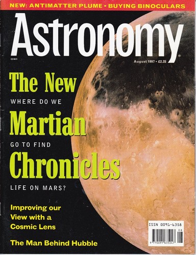 Astronomy magazine august 1997 - magazine,