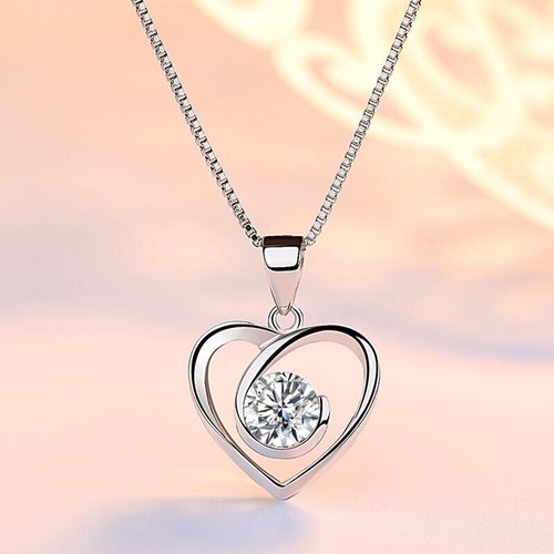925 sterling silver crystal - silver,