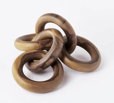 Target Teak Wood Chain Threshold Studio McGee Wood 4 Links Coffee Table Decor