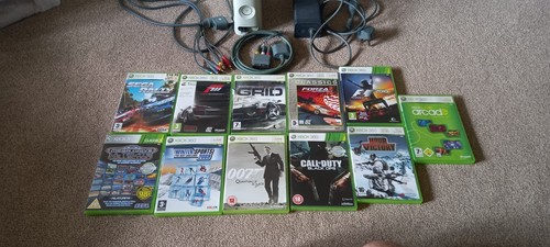 Xbox 360 with - 360, games.