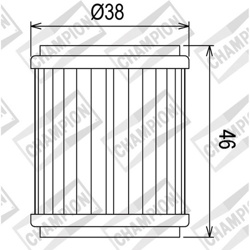 Oil filter champion cof041 for - oil,