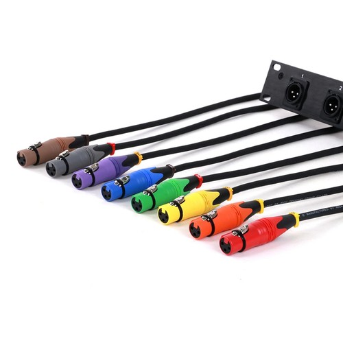Way cabinet xlr audio - 8-way,