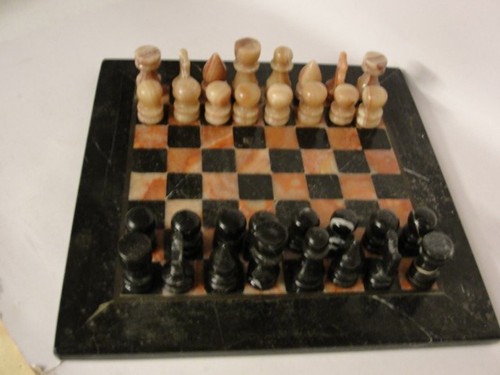 Marble chess set - marble,