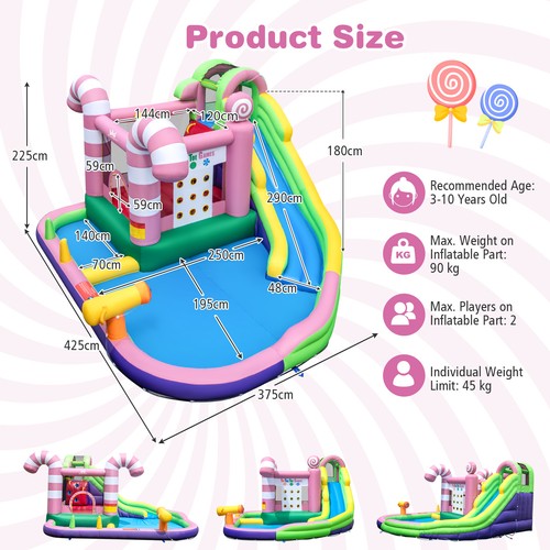 Inflatable sweet candy water - candy,