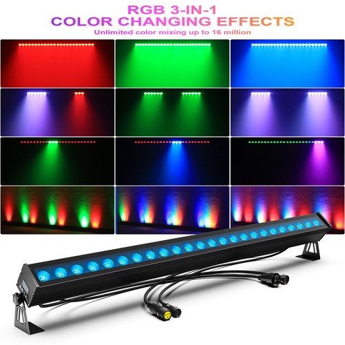 192w rgb 24led - 24led, waterproof