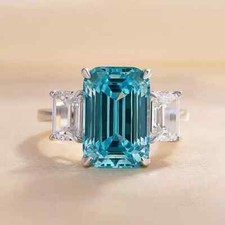 5.0Ct Emerald Cut Lab-Created