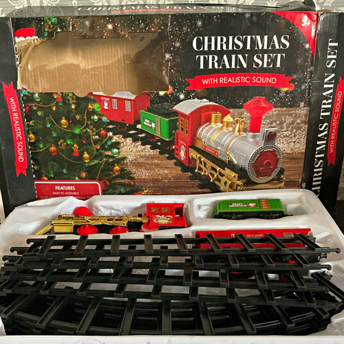 Christmas train set track - christmas,