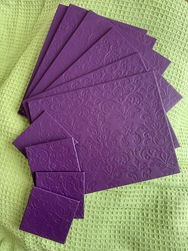 Aubergine purple faux leather - purple,
