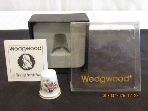 Wedgewood china thimble box - china, in