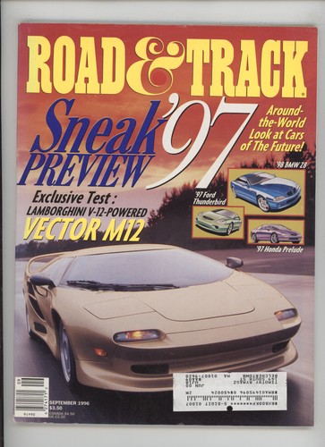 Road track september 1996 - &,