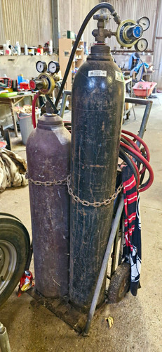 Gas welding and - gas, pipes