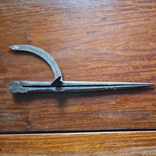 Antique hand forged metal - hand,
