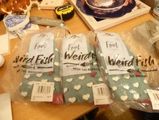 3 Pairs Brand New Weird Fish